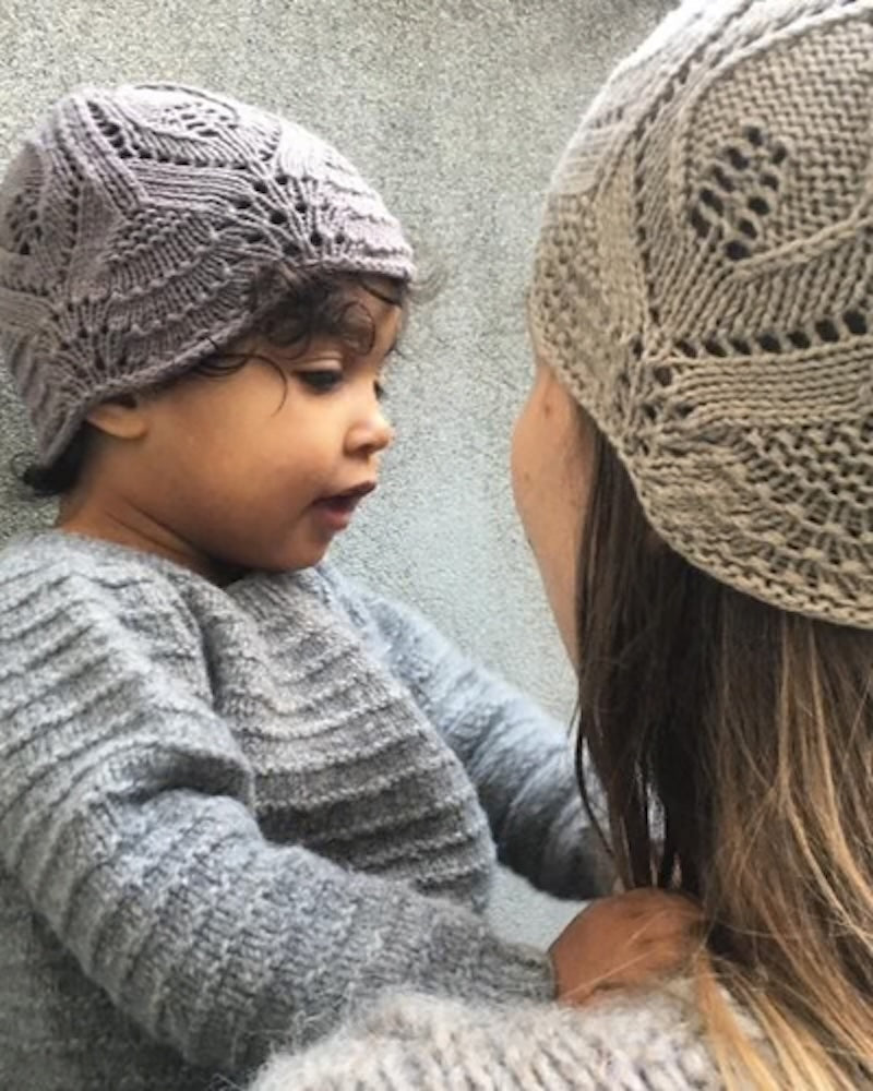 Knitting for Olive Lace Beanie mit Merino 4