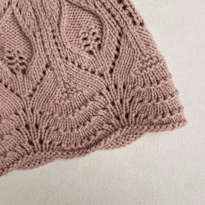 Knitting for Olive Lace Beanie mit Merino 6