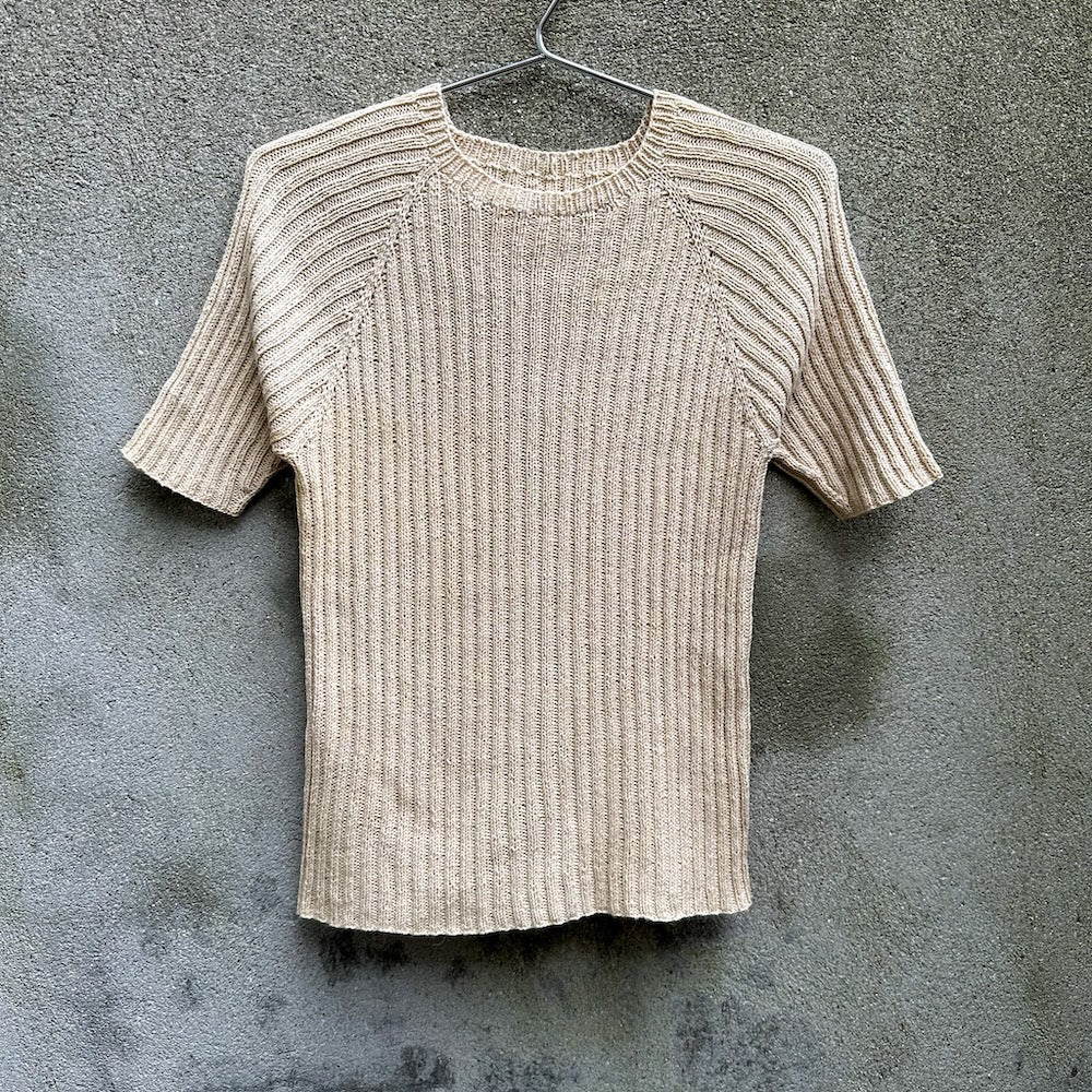 Rib Tee | feminines Shirt aus Merino von Knitting for Olive