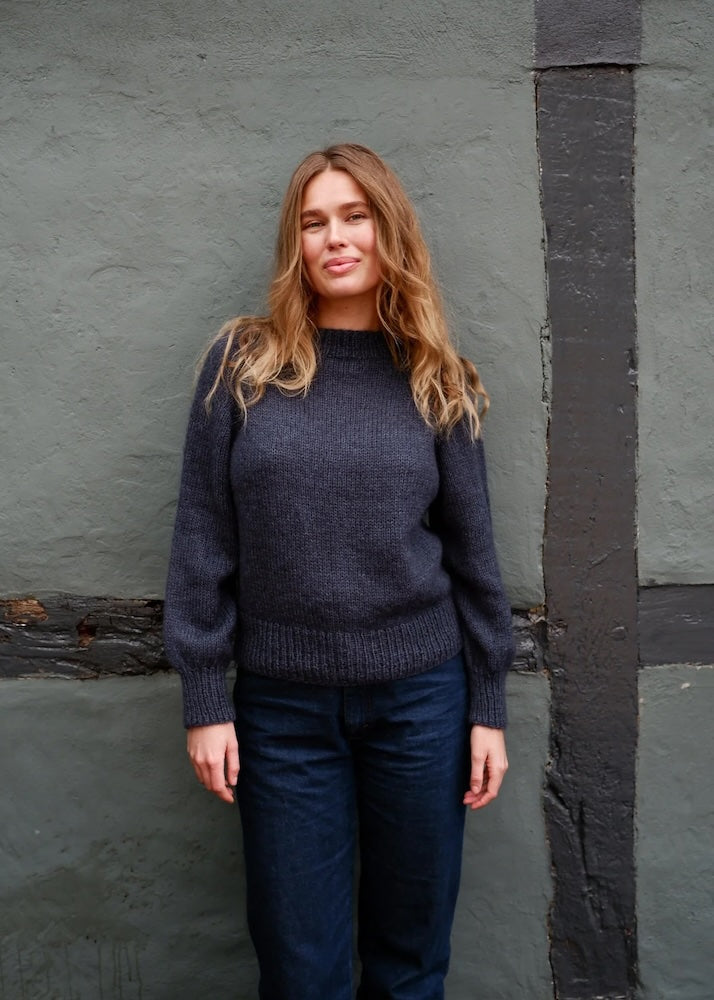 Simple and Simple Sweater von Knitting for Olive mit Merino und Soft Silk Mohair dreifädig 7