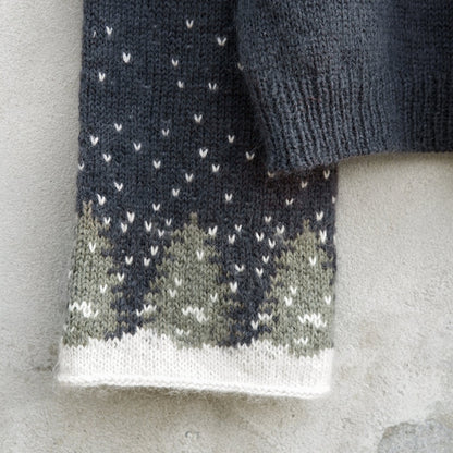 Snow Sweater | traumhafte Winterlandschaft aus Merino und Soft Silk Mohair von Knitting for Olive
