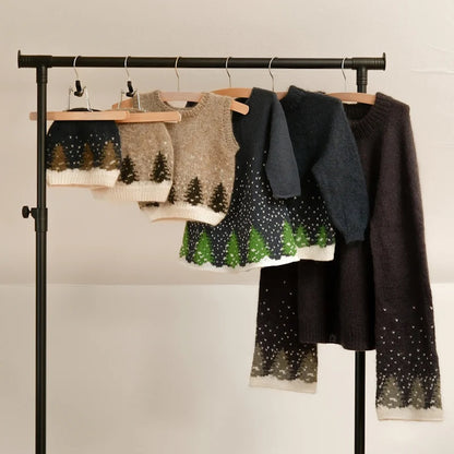 Snow Sweater | traumhafte Winterlandschaft aus Merino und Soft Silk Mohair von Knitting for Olive