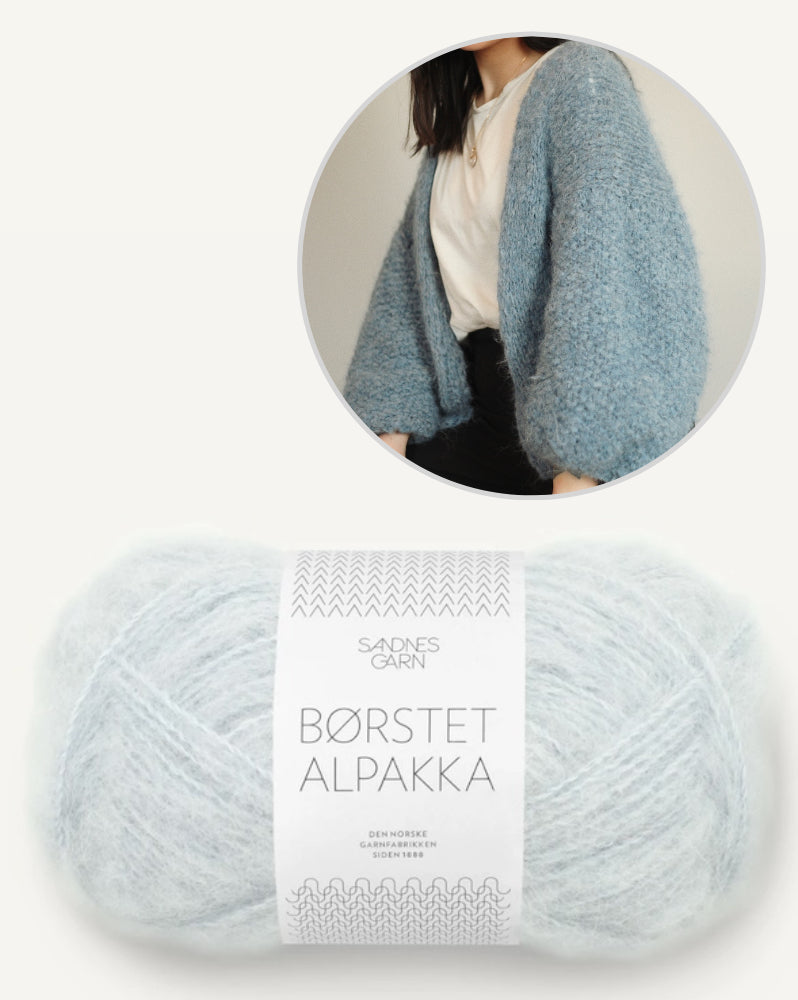 Kobe Cardigan von Novemberknits mit Borstet Alpakka von Sandnes Garn 9