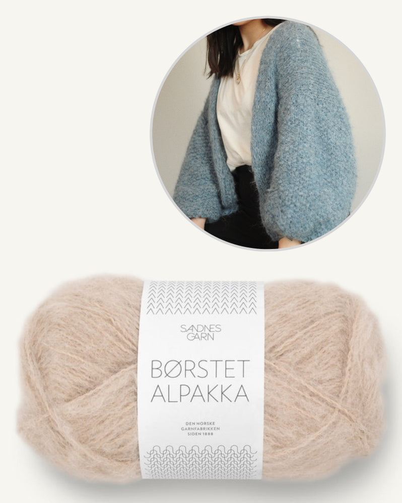 Kobe Cardigan von Novemberknits mit Borstet Alpakka von Sandnes Garn 13