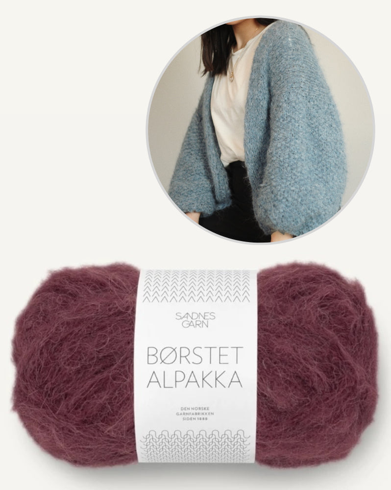 Kobe Cardigan von Novemberknits mit Borstet Alpakka von Sandnes Garn 15