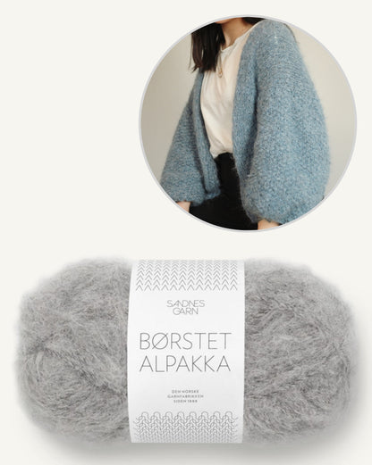Kobe Cardigan von Novemberknits mit Borstet Alpakka von Sandnes Garn 10