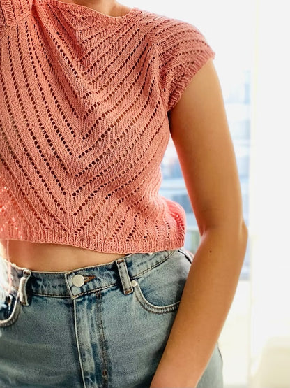 Kolibri by Johanna Amedeo Tee mit Pure Silk von Knitting for Olive 1