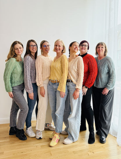 Gerardina Cardigan | zartes Muster aus Mohair Bliss von Pascuali