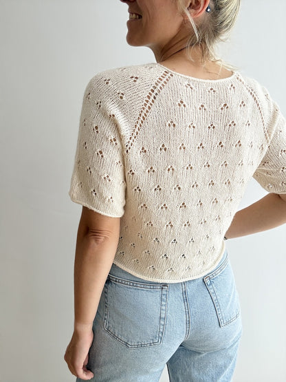 Lillie Tee | zartes Lochmuster aus Suave von Pascuali
