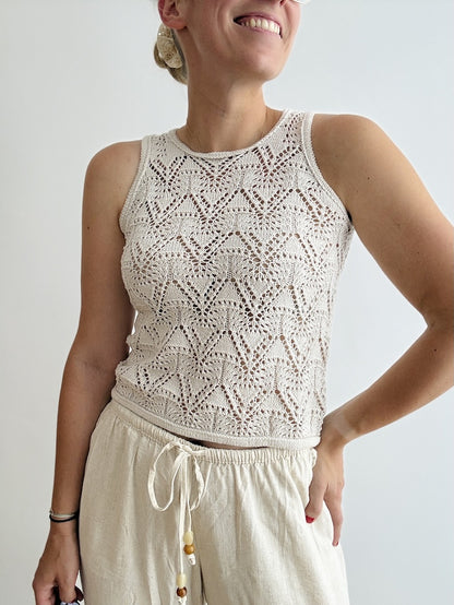 Rodolphe Top Silk Edition | atemberaubendes Lacemuster aus Pure Silk von Knitting for Olive