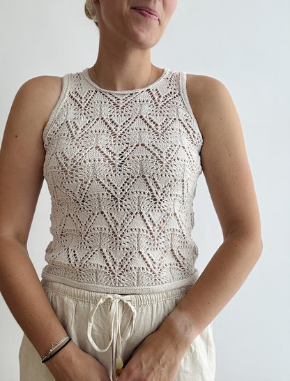 Rodolphe Top Silk Edition | atemberaubendes Lacemuster aus Pure Silk von Knitting for Olive