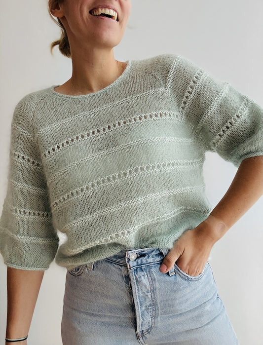 Roni Blouse | zarte Streifen aus Edith und Helene von Novita