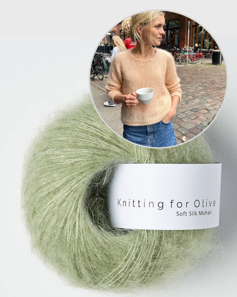 PetiteKnit Kumulus Bluse O-Neck mit Soft Silk Mohair von Knitting for Olive 22