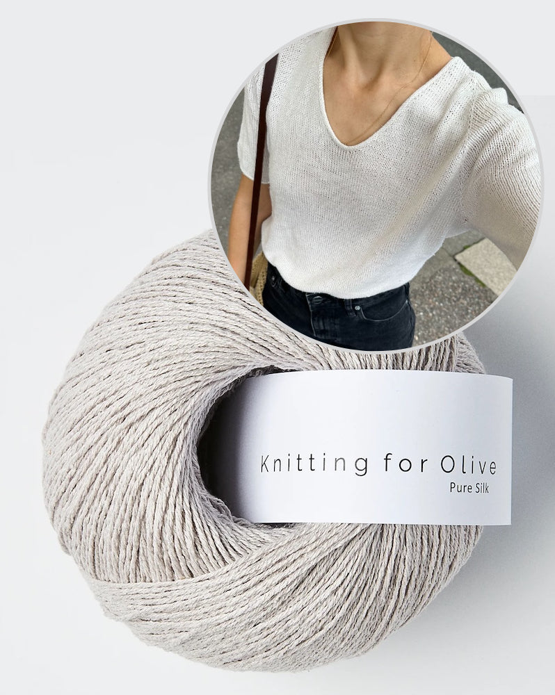 PetiteKnit Kumulus Tee mit Pure Silk von Knitting for Olive 8