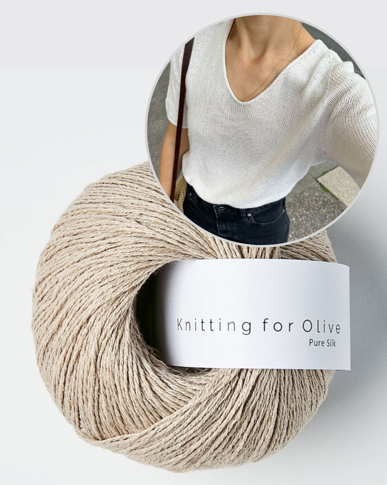 PetiteKnit Kumulus Tee mit Pure Silk von Knitting for Olive 9