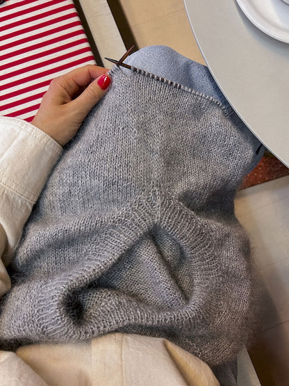 Comfort Zone Sweater | super weich und bequem aus Alpakka Silke und Tynn Silk Mohair von Sandnes Garn