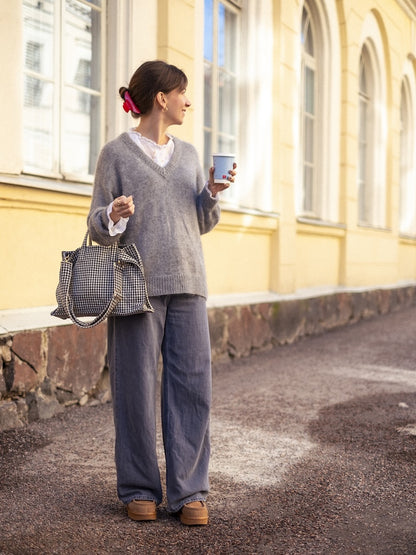 Comfort Zone Sweater | super weich und bequem aus Alpakka Silke und Tynn Silk Mohair von Sandnes Garn