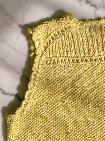 Cornflake Top | sonniges Top aus Line von Sandnes Garn