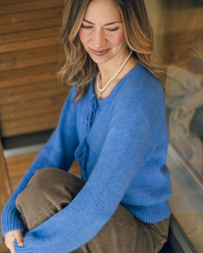 Kutovakika Picnic Cardigan mit Merino und Soft Silk Mohair von Knitting for Olive 4
