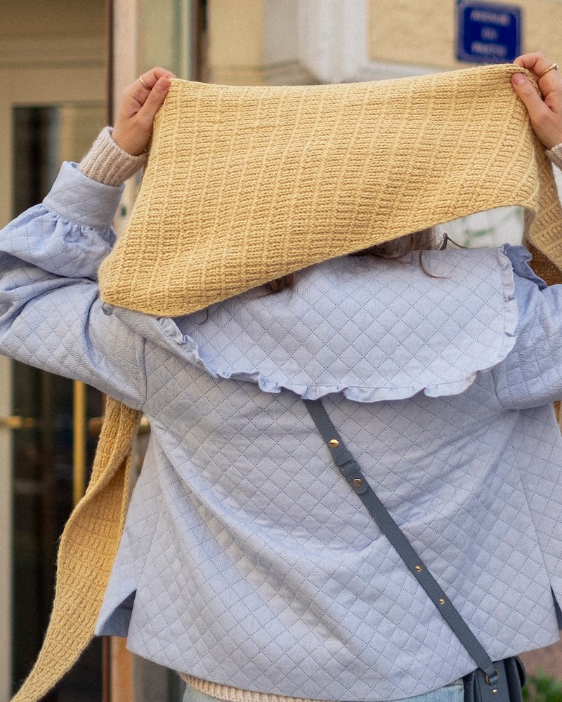 Kutovakika Stay Extra Toasty Scarf mit Alpakka Silke von Sandnes Garn 2