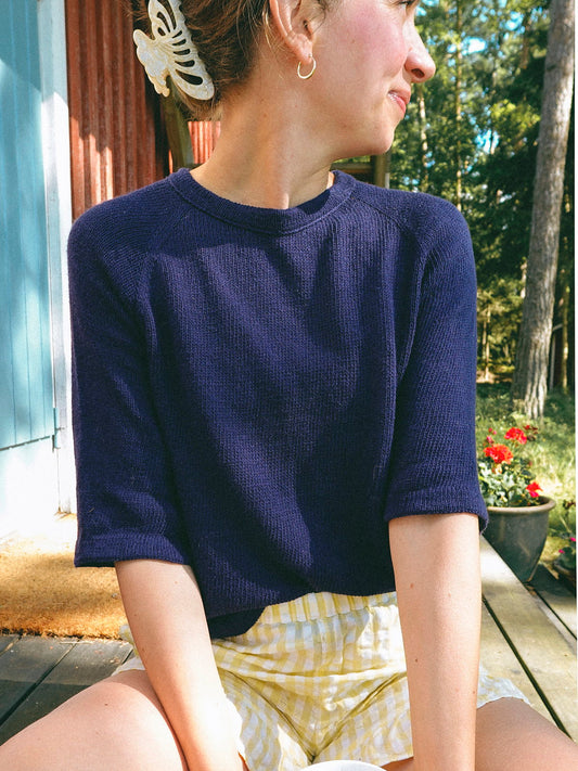 Vanilla Chilla Tee Light | leichtes Basic Shirt aus Tynn Line von Sandnes Garn