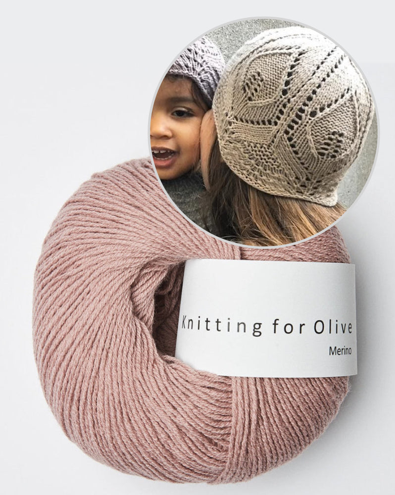 Knitting for Olive Lace Beanie mit Merino 12