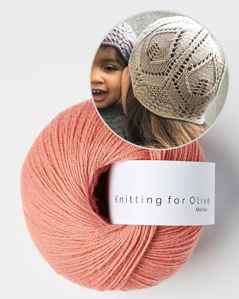 Knitting for Olive Lace Beanie mit Merino 15