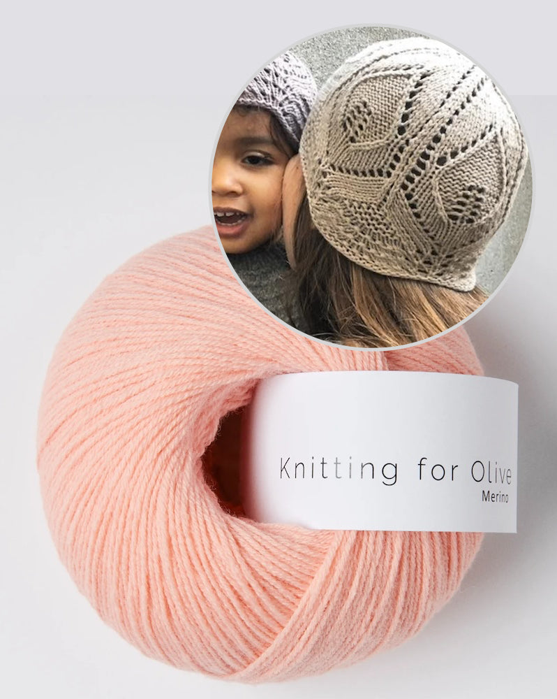 Knitting for Olive Lace Beanie mit Merino 8