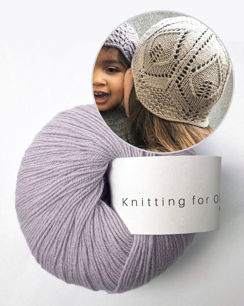 Knitting for Olive Lace Beanie mit Merino 13