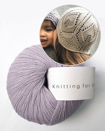 Knitting for Olive Lace Beanie mit Merino 13