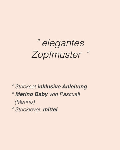 Lace Flow Sweater | zartes Zopfmuster aus Merino Baby von Pascuali