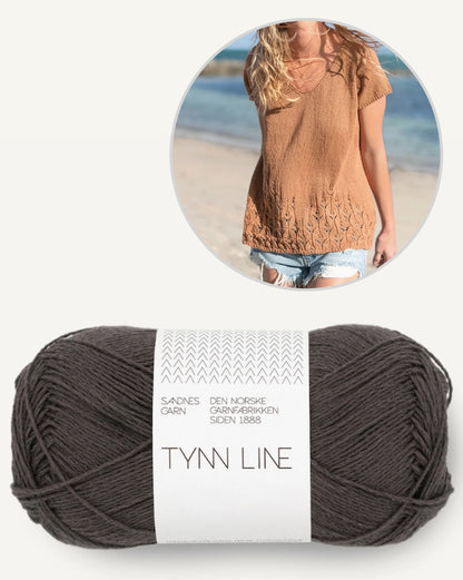 Lace Top Shirt | dezentes Lochmuster aus Tynn Line von Sandnes Garn