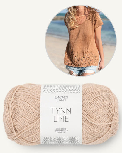 Lace Top Shirt | dezentes Lochmuster aus Tynn Line von Sandnes Garn