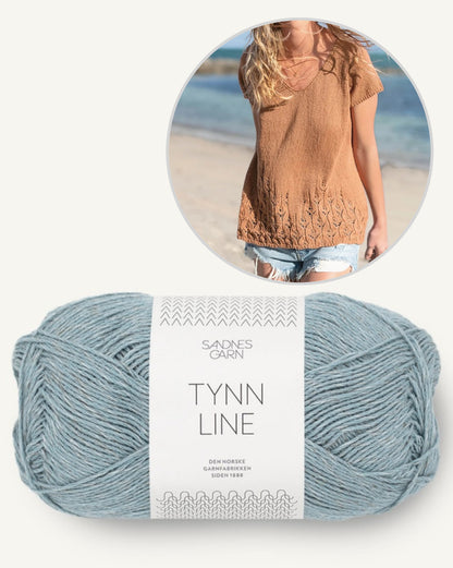Lace Top Shirt | dezentes Lochmuster aus Tynn Line von Sandnes Garn