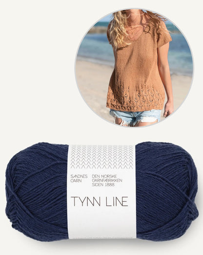 Lace Top Shirt | dezentes Lochmuster aus Tynn Line von Sandnes Garn