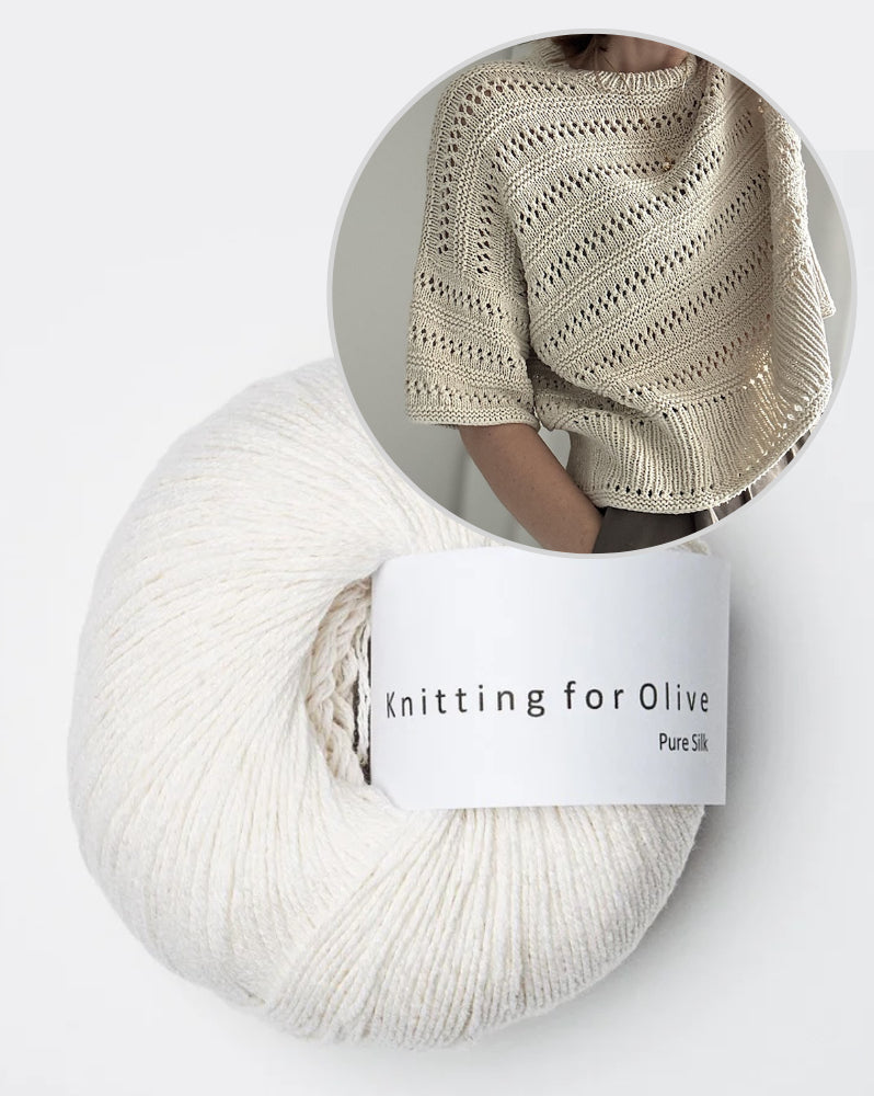 Lacey Loop Tee von Other Loops mit Pure Silk von Knitting for Olive 9
