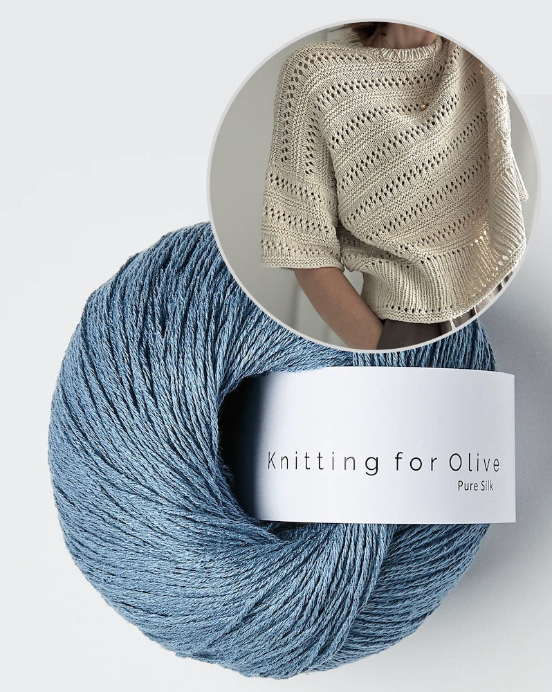 Lacey Loop Tee von Other Loops mit Pure Silk von Knitting for Olive 15