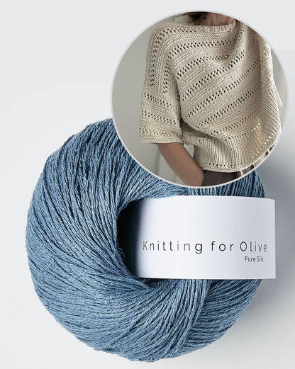 Lacey Loop Tee von Other Loops mit Pure Silk von Knitting for Olive 15