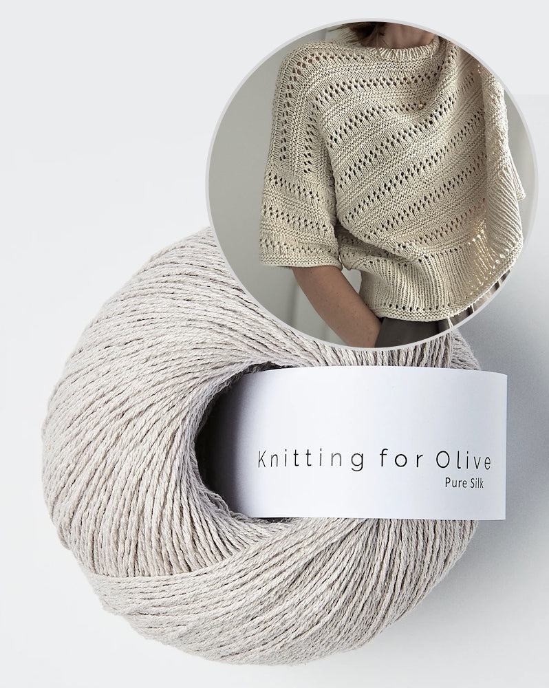 Lacey Loop Tee von Other Loops mit Pure Silk von Knitting for Olive 13