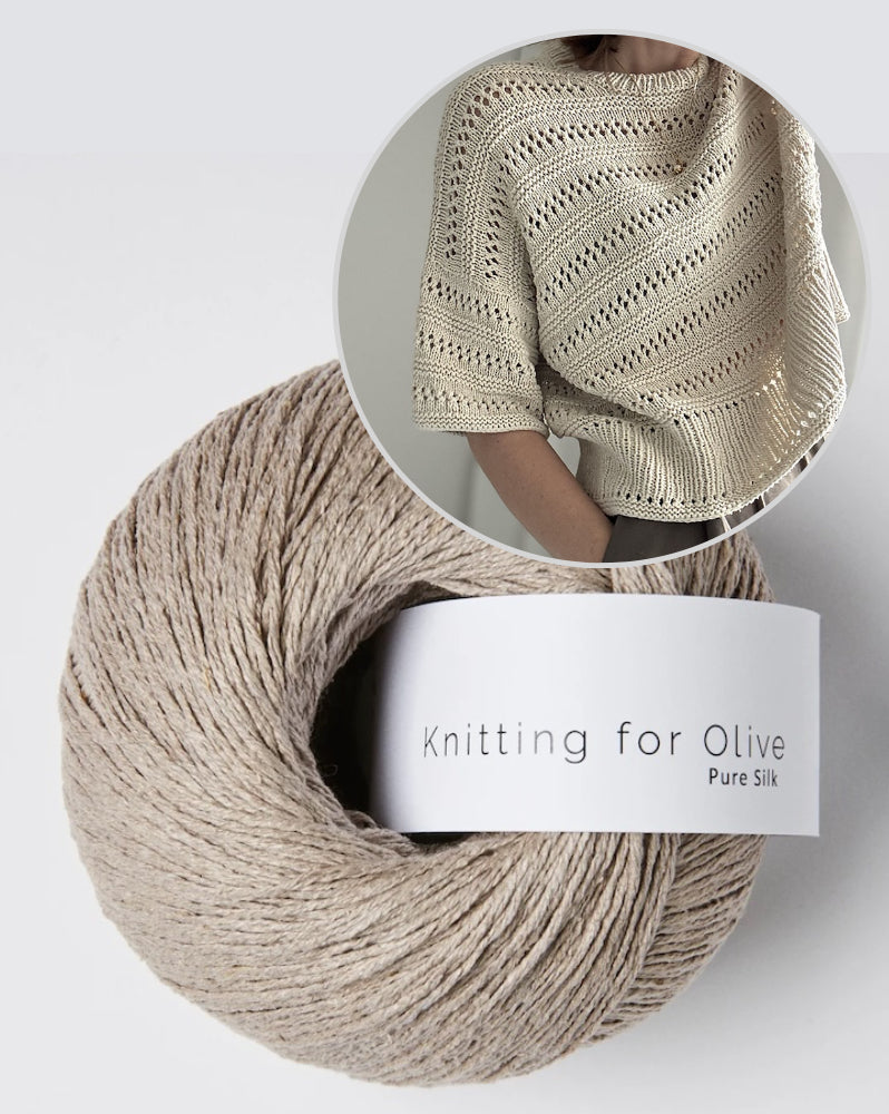 Lacey Loop Tee von Other Loops mit Pure Silk von Knitting for Olive 11
