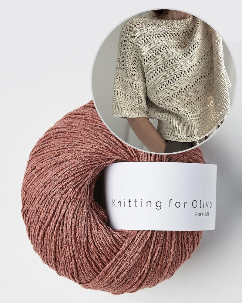 Lacey Loop Tee von Other Loops mit Pure Silk von Knitting for Olive 10
