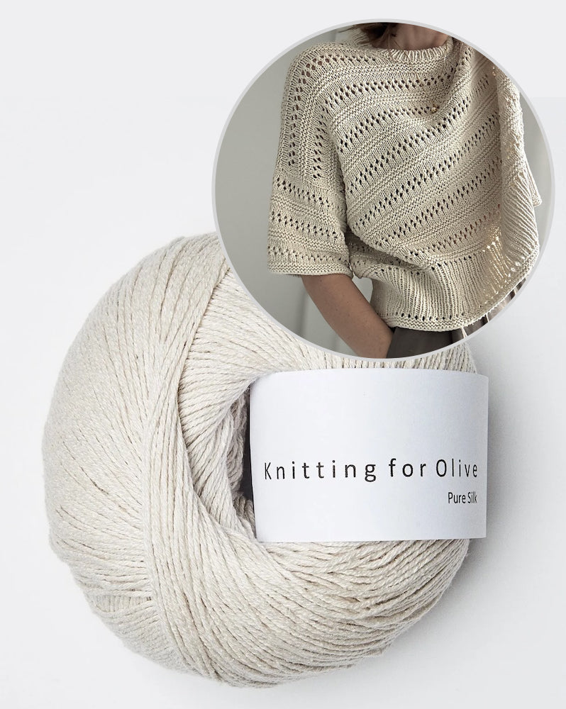 Lacey Loop Tee von Other Loops mit Pure Silk von Knitting for Olive 14