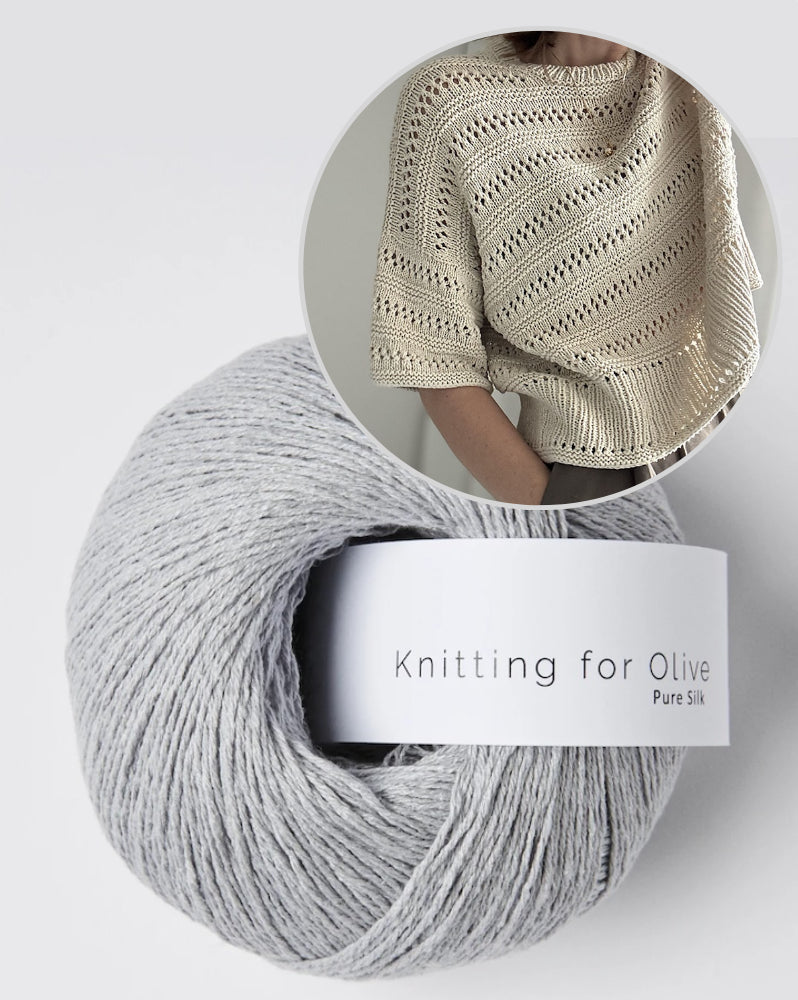 Lacey Loop Tee von Other Loops mit Pure Silk von Knitting for Olive 12