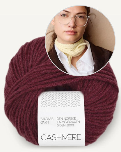 Lacey Scarf | zartes Mini-Tuch aus Cashmere von Sandnes Garn
