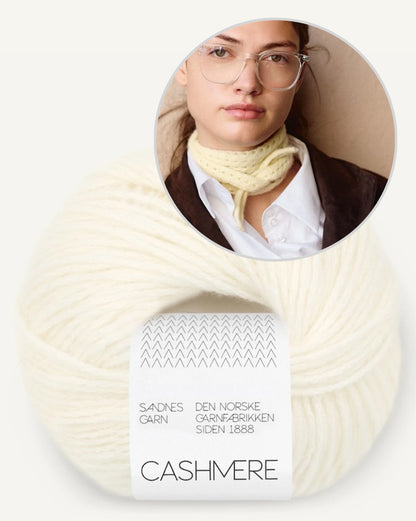 Lacey Scarf | zartes Mini-Tuch aus Cashmere von Sandnes Garn