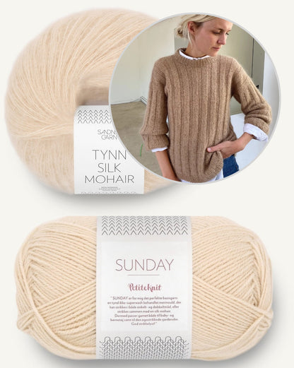 Vertical Stripes Sweater | lang und weich aus Sunday und Tynn Silk Mohair von Sandnes Garn