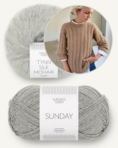 Vertical Stripes Sweater | lang und weich aus Sunday und Tynn Silk Mohair von Sandnes Garn