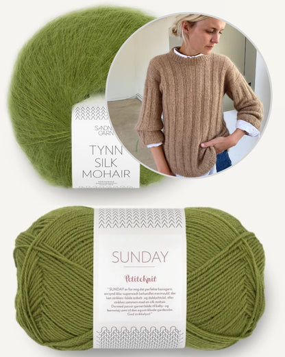 Vertical Stripes Sweater | lang und weich aus Sunday und Tynn Silk Mohair von Sandnes Garn