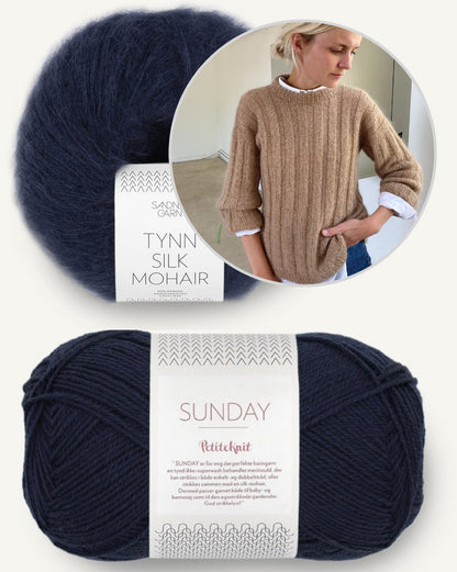 Vertical Stripes Sweater | lang und weich aus Sunday und Tynn Silk Mohair von Sandnes Garn
