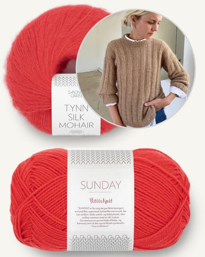 Vertical Stripes Sweater | lang und weich aus Sunday und Tynn Silk Mohair von Sandnes Garn